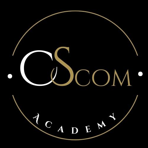 logo cscom academy fond noir